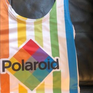 🔥NWOT Polaroid Rainbow Stripe Body/Bathing Suit